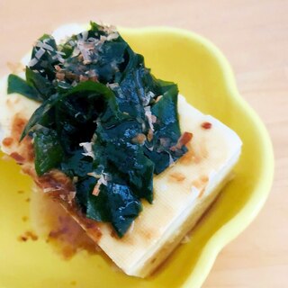 わかめの冷奴